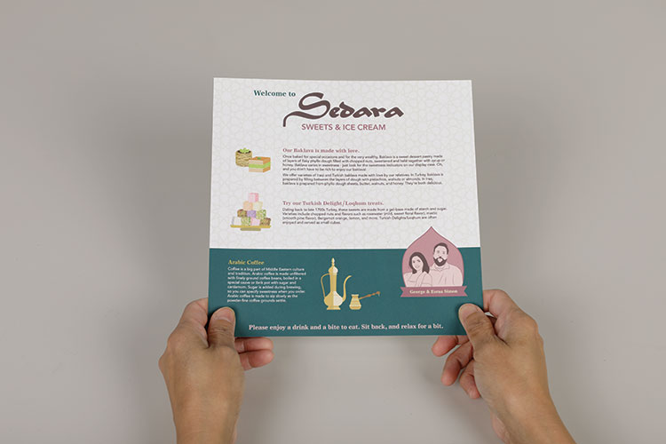 Sedara Welcome Card